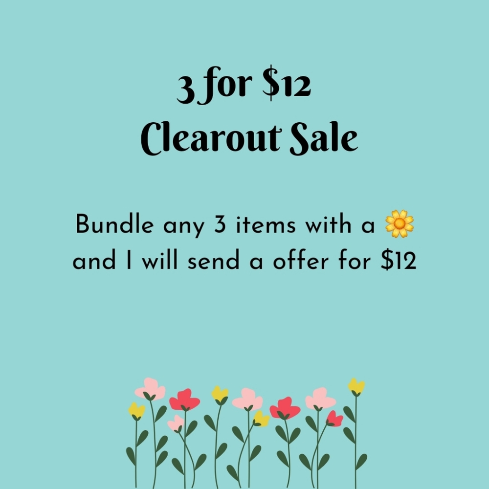 Closet Sale 3/$12